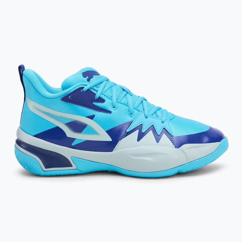 Παπούτσια μπάσκετ PUMA Genetics purple glimmer/bright aqua/strong gray/white 2