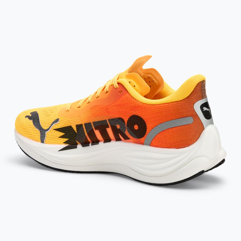 Ανδρικά παπούτσια για τρέξιμο PUMA Velocity Nitro 3 Fade sun stream/sunset glow/white 3