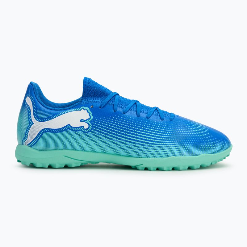 Παπούτσια ποδοσφαίρου PUMA Future 7 Play TT hyperlink blue/mint/puma white 2