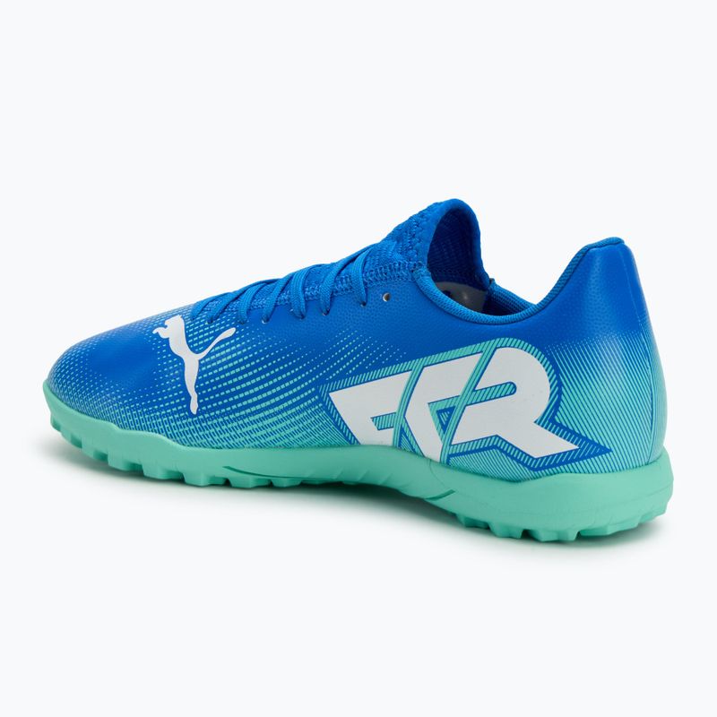 Παπούτσια ποδοσφαίρου PUMA Future 7 Play TT hyperlink blue/mint/puma white 3