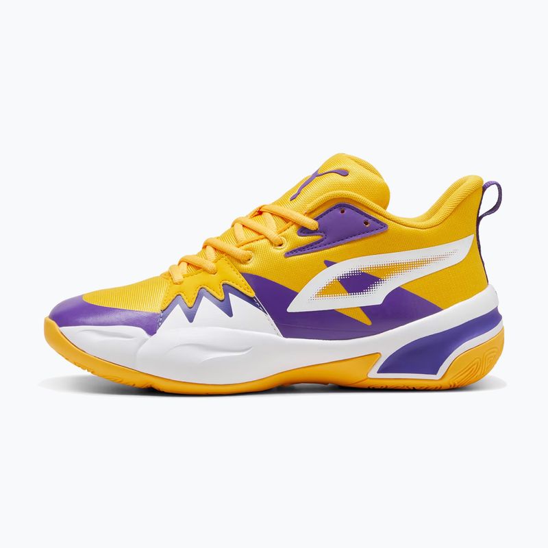 Παπούτσια μπάσκετ PUMA Genetics yellow sizzle/puma white 2