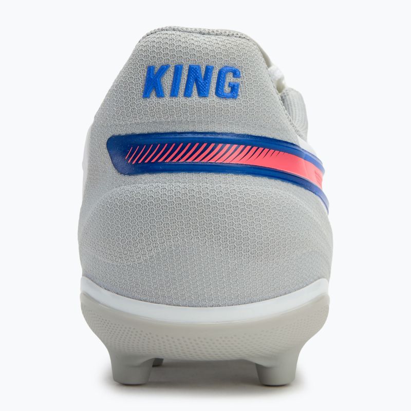 Παιδικά παπούτσια ποδοσφαίρου PUMA King Match FG/AG Jr puma white/bluemazing/flat light grey/sunset glow 6