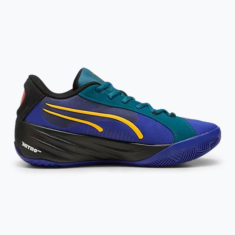 Ανδρικά παπούτσια μπάσκετ PUMA All-Pro Nitro Crowd Craze lapis lazuli/cold green/puma black 2