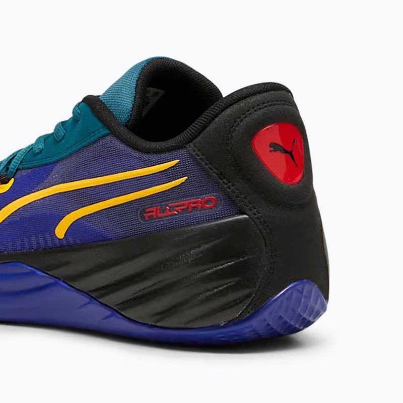 Ανδρικά παπούτσια μπάσκετ PUMA All-Pro Nitro Crowd Craze lapis lazuli/cold green/puma black 5