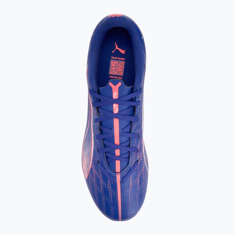 PUMA Ultra 5 Play MxSG Lapis lazuli/puma white/sunset glow μπότες ποδοσφαίρου 5