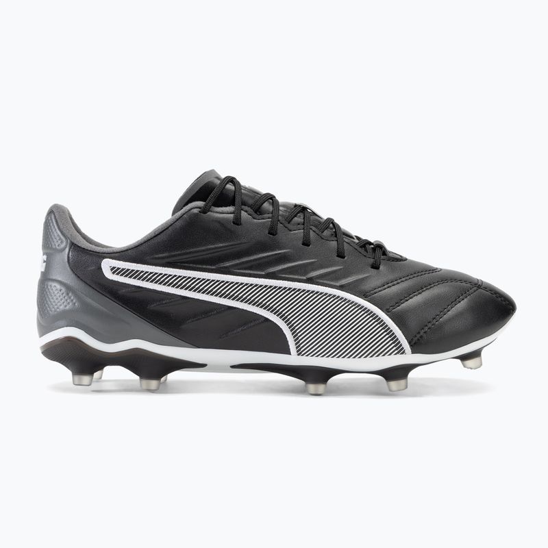 Ανδρικά παπούτσια ποδοσφαίρου PUMA King Pro FG/AG puma black/puma white/cool dark grey 2