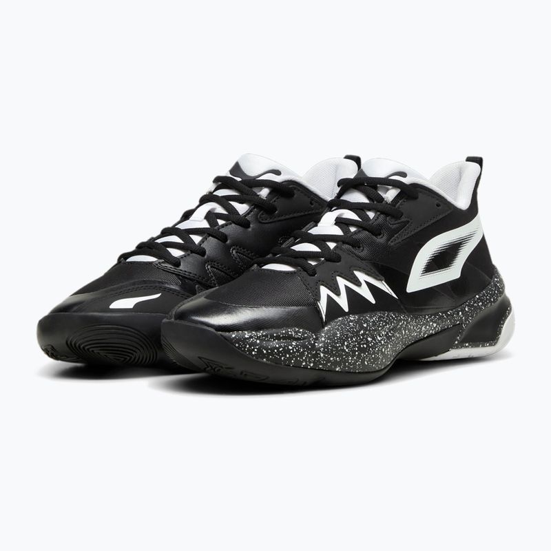 Ανδρικά παπούτσια μπάσκετ PUMA Genetics Speckle puma black/puma white 8