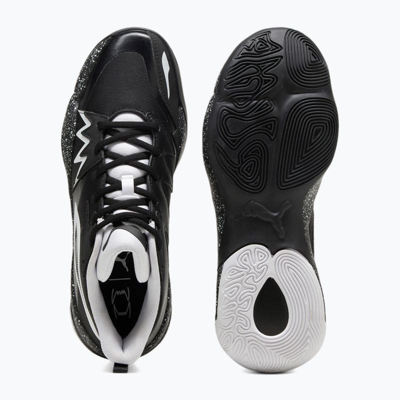 Ανδρικά παπούτσια μπάσκετ PUMA Genetics Speckle puma black/puma white 11