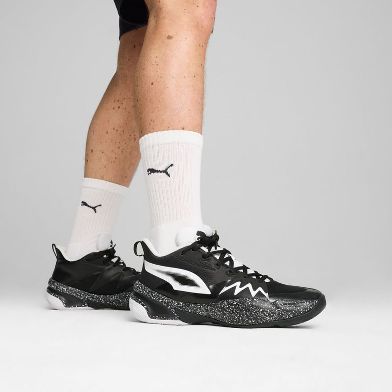 Ανδρικά παπούτσια μπάσκετ PUMA Genetics Speckle puma black/puma white 14