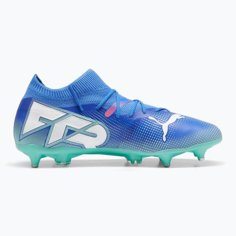 Παπούτσια ποδοσφαίρου PUMA Future 7 Match MxSG blue mazing/puma white/electric peppermint 3