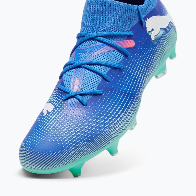 Παπούτσια ποδοσφαίρου PUMA Future 7 Match MxSG blue mazing/puma white/electric peppermint 5