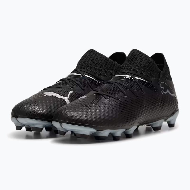 Παιδικά παπούτσια ποδοσφαίρου PUMA Future 7 Pro FG/AG Jr puma black/puma silver 8