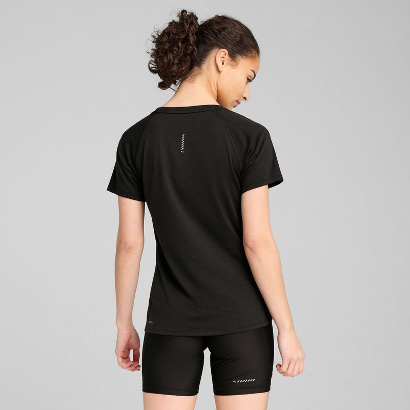 Γυναικείο πουκάμισο για τρέξιμο PUMA Run Velocity Tee Tri-Blend puma μαύρο 4