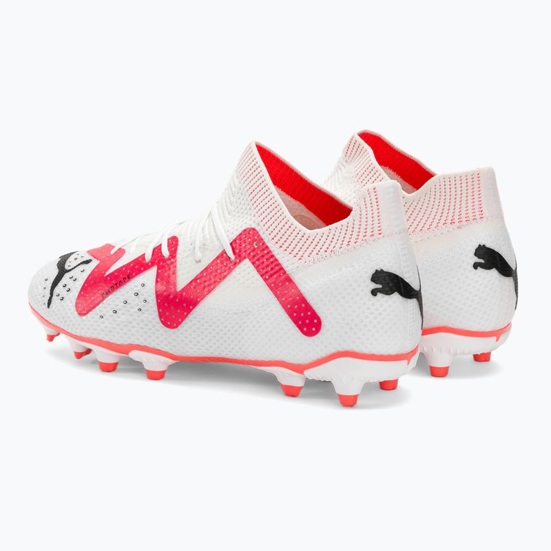 PUMA Future Pro FG/AG Jr παιδικές μπότες ποδοσφαίρου puma λευκό/puma μαύρο/fire orchid 3