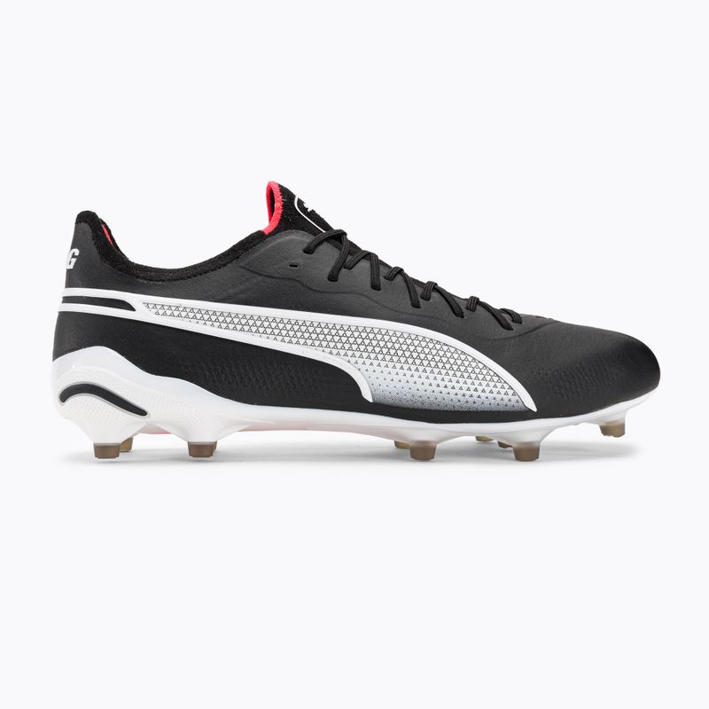 Ανδρικά ποδοσφαιρικά παπούτσια PUMA King Ultimate FG/AG puma μαύρο/puma λευκό 2