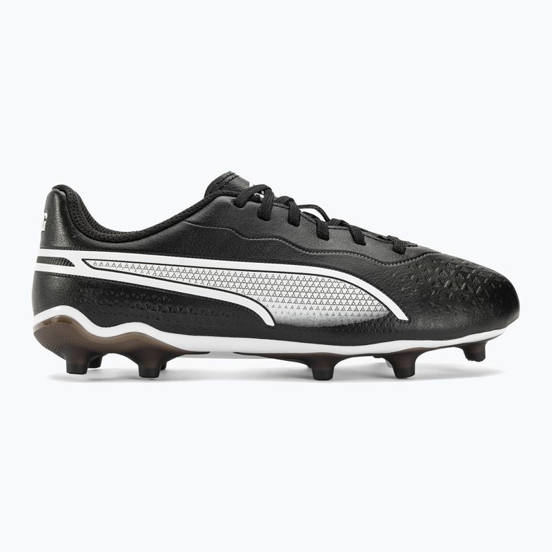 PUMA King Match FG/AG Jr παιδικά ποδοσφαιρικά παπούτσια puma μαύρο/puma λευκό 2