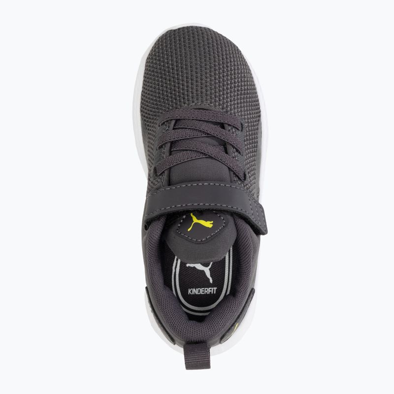 Παιδικά παπούτσια PUMA Flyer Runner V Inf dark coal/puma/black/lime smash 5