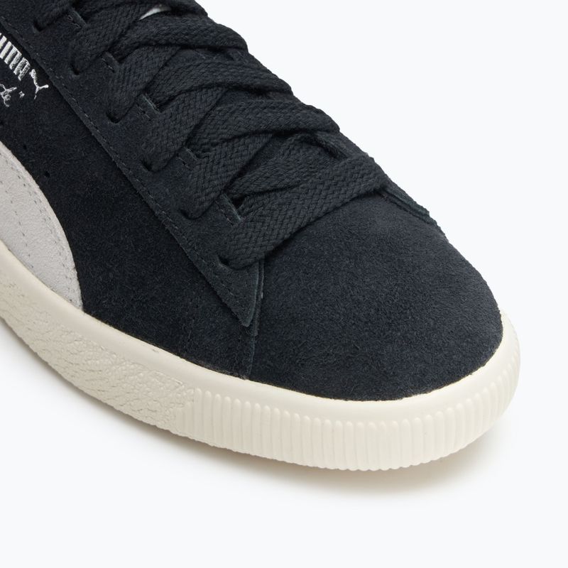 PUMA Clyde Hairy Suede puma μαύρο/παγωμένο ελεφαντόδοντο παπούτσια 7