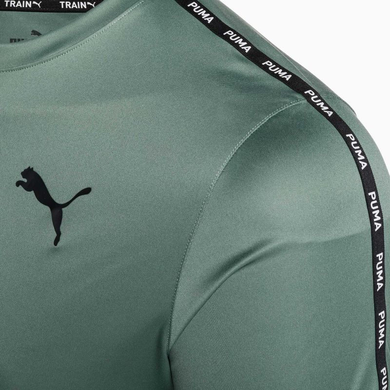 Ανδρικό μπλουζάκι προπόνησης PUMA Essentials Taped ευκάλυπτος 3