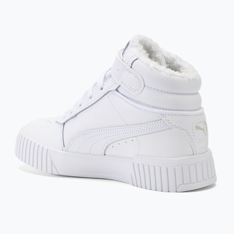 Παιδικά παπούτσια PUMA Carina 2.0 Mid Fur puma white/sedate gray 3