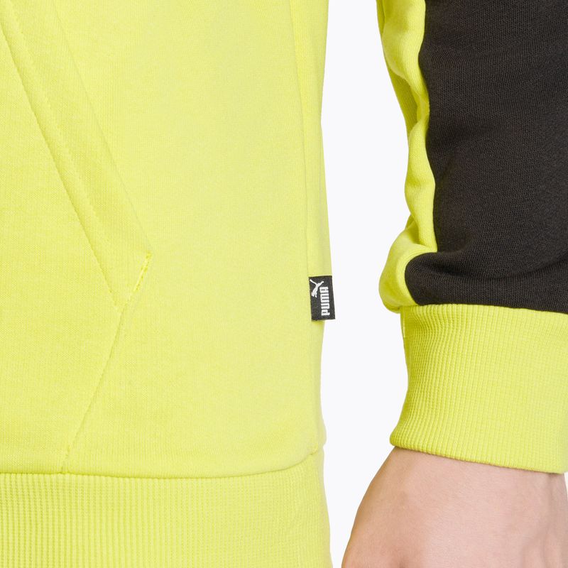 Ανδρικό φούτερ PUMA ESS+ Block Hoodie TR puma black/lime sheen 4