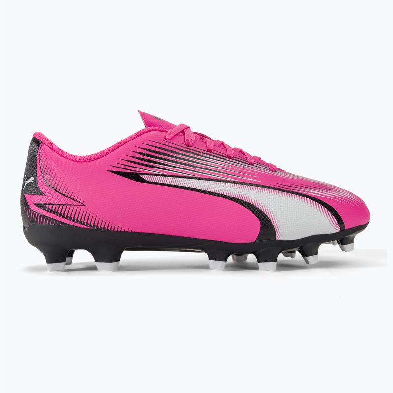 PUMA Ultra Play FG/AG Jr δηλητήριο ροζ/puma λευκό/puma μαύρο παιδικά μποτάκια ποδοσφαίρου 2