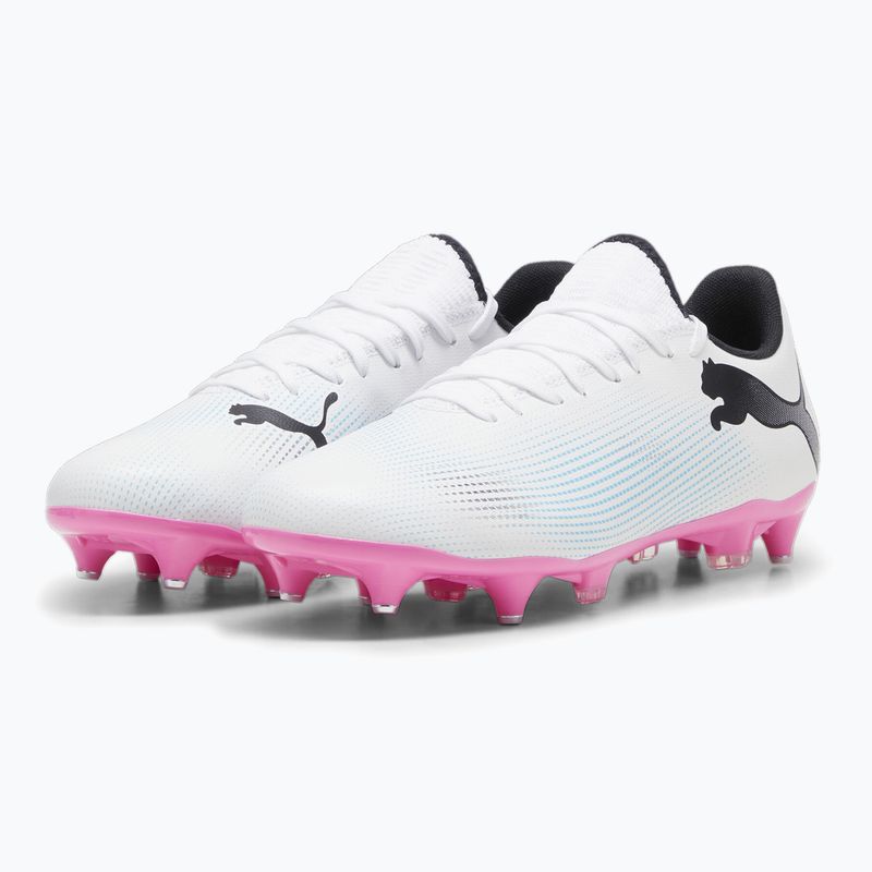 Παπούτσια ποδοσφαίρου PUMA Future 7 Play MxSG puma white/puma black/poison pink 10