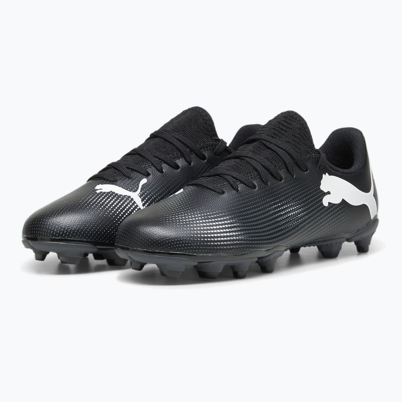 Παιδικά παπούτσια ποδοσφαίρου PUMA Future 7 Play FG/AG puma black/puma white 10