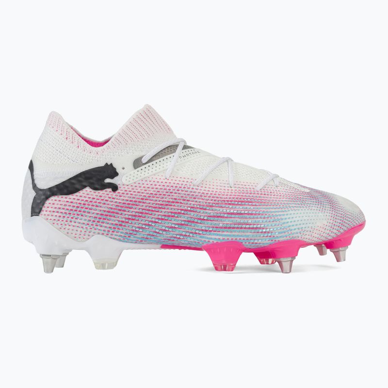 Παπούτσια ποδοσφαίρου PUMA Future 7 Ultimate MxSG puma white/puma black/poison pink 2