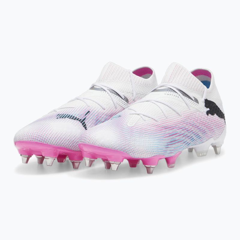 Παπούτσια ποδοσφαίρου PUMA Future 7 Ultimate MxSG puma white/puma black/poison pink 10