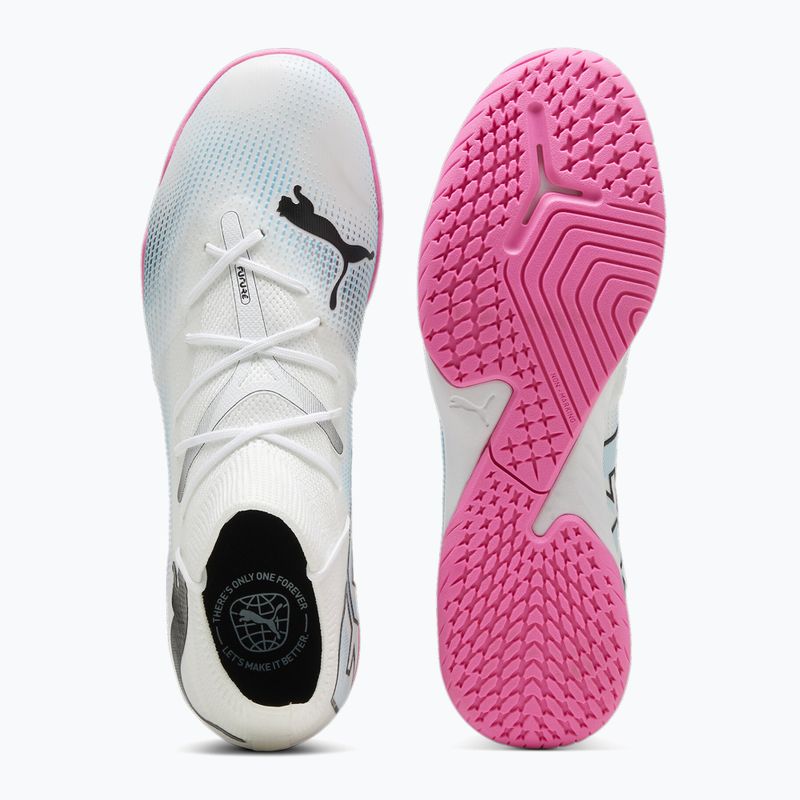 Παπούτσια ποδοσφαίρου PUMA Future 7 Match IT puma white/puma black/poison pink 11