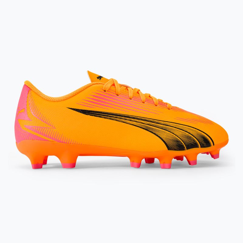 PUMA Ultra Play FG/AG Jr παιδικές μπότες ποδοσφαίρου sunset glow/puma black/sun stream 2