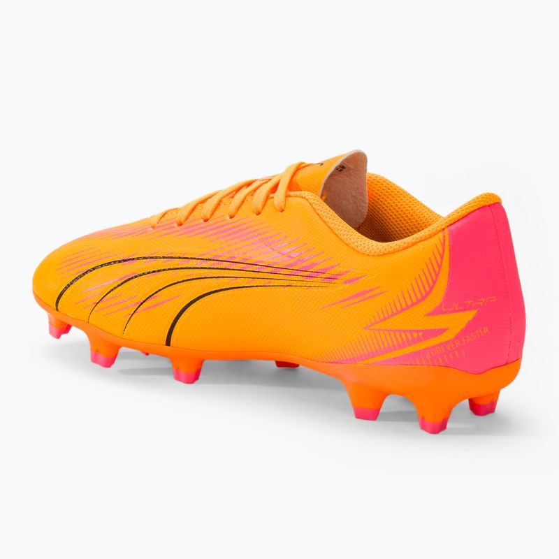 PUMA Ultra Play FG/AG Jr παιδικές μπότες ποδοσφαίρου sunset glow/puma black/sun stream 3