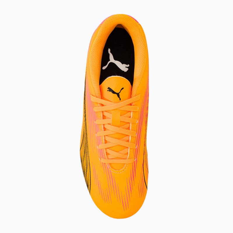 PUMA Ultra Play FG/AG Jr παιδικές μπότες ποδοσφαίρου sunset glow/puma black/sun stream 5