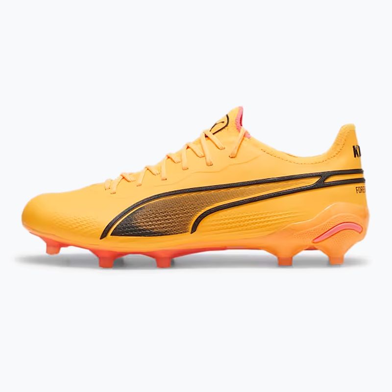 Παπούτσια ποδοσφαίρου PUMA King Ultimate Fg/Ag sun stream/puma black/sunset glow 8