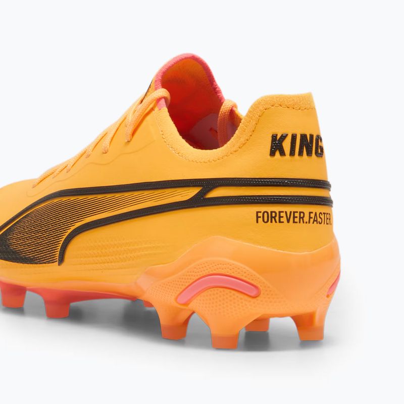 Παπούτσια ποδοσφαίρου PUMA King Ultimate Fg/Ag sun stream/puma black/sunset glow 13