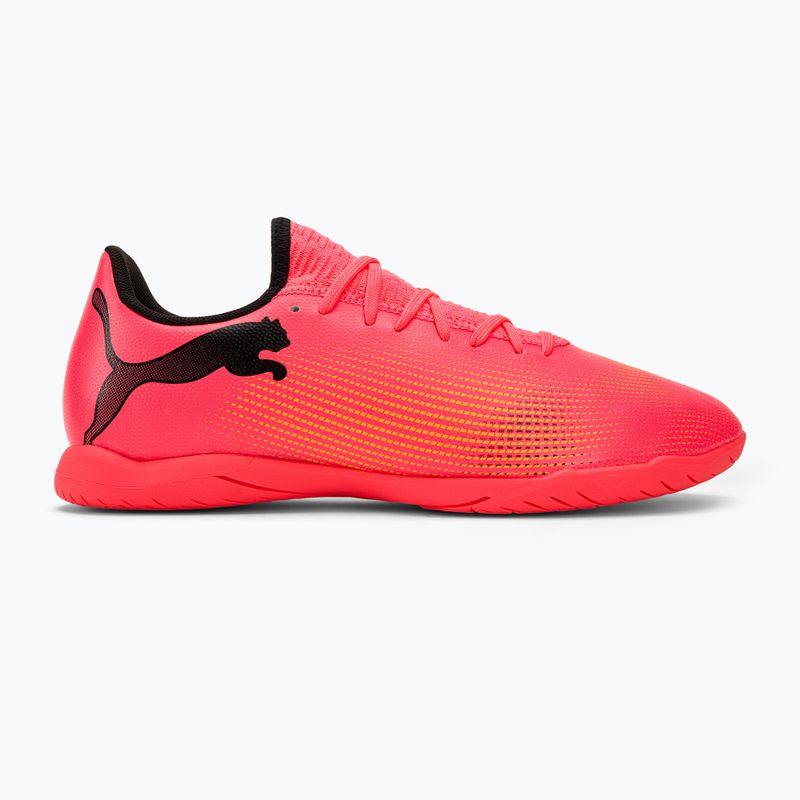 PUMA Future 7 Play IT μπότες ποδοσφαίρου sunset glow/puma black/sun stream 2