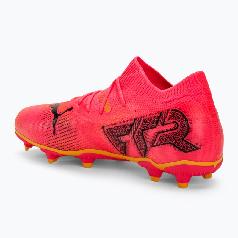 PUMA Future 7 Match FG/AG Jr παιδικές μπότες ποδοσφαίρου sunset glow/puma black/sun stream 3