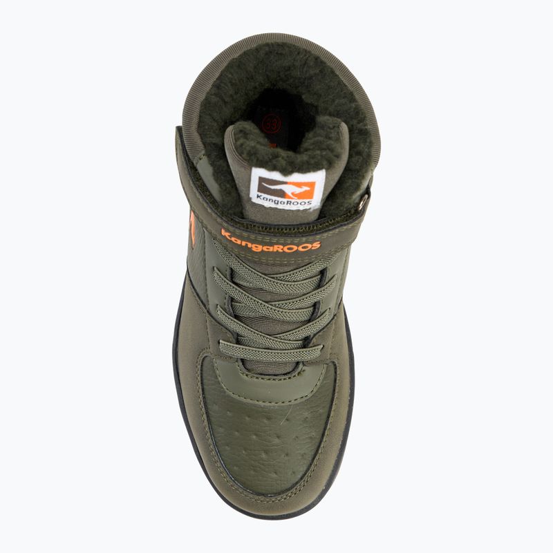 KangaROOS παιδικά παπούτσια K-CP Bound Mid EV military green / flame 5