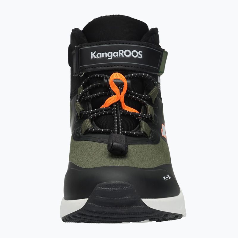 KangaROOS KX-Toke Mid EV παιδικά παπούτσια military green / neon orange 10