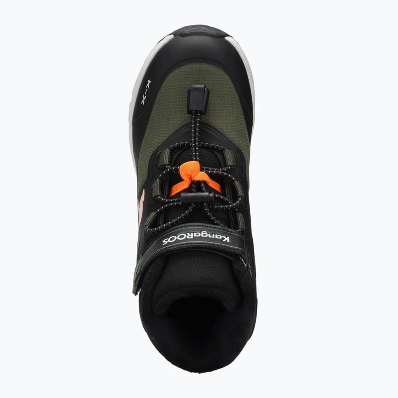 KangaROOS KX-Toke Mid EV παιδικά παπούτσια military green / neon orange 12