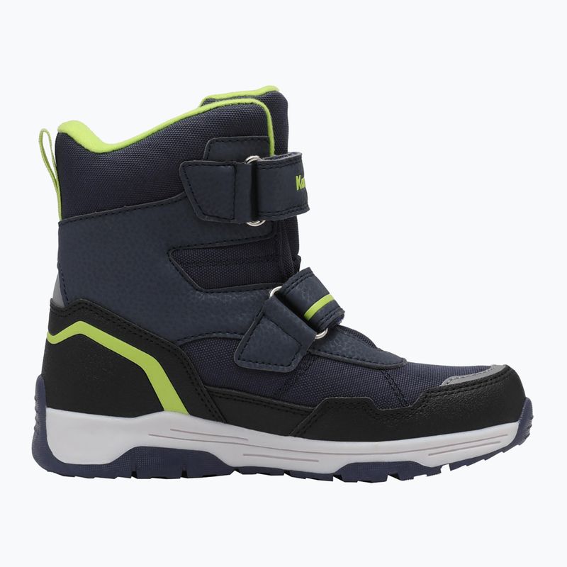 Παιδικές μπότες χιονιού KangaROOS K-MJ Camp V RTX dk navy / lime 9