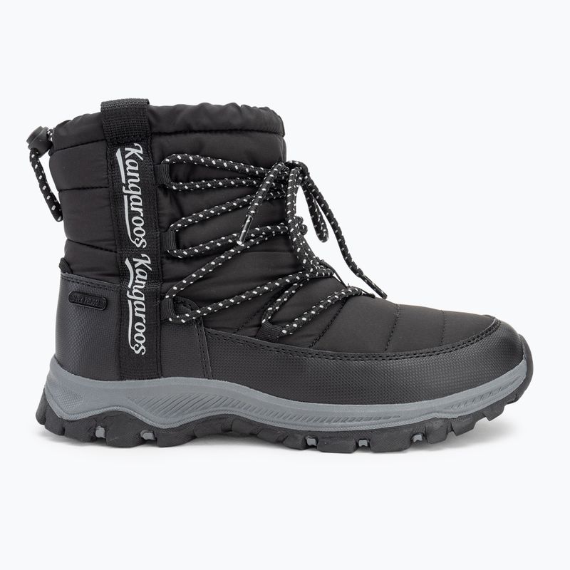 Γυναικείες μπότες χιονιού KangaROOS K-FW Shego jet black / steel grey 2