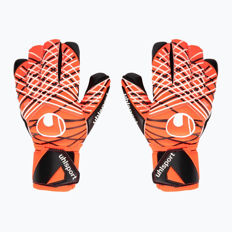 Γάντια τερματοφύλακα uhlsport Super Resist + HN fluo orange/white/black