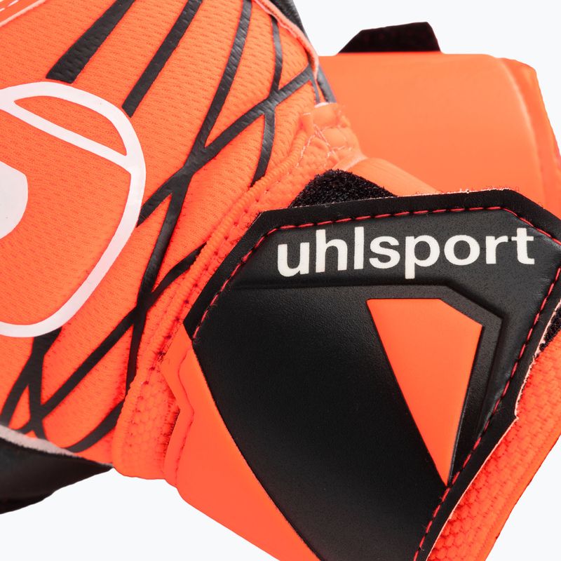 Γάντια τερματοφύλακα uhlsport Super Resist + HN fluo orange/white/black 3