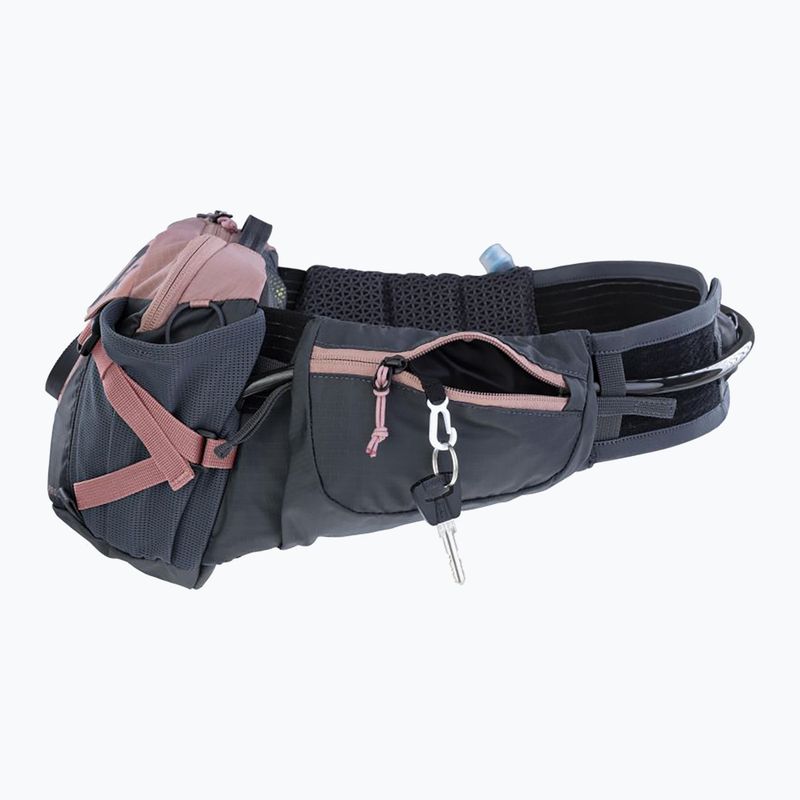 EVOC Hip Pack Pro 3 l πορτοφόλι ποδηλάτου σε ροζ/καρμπονέζικο γκρι χρώμα 3