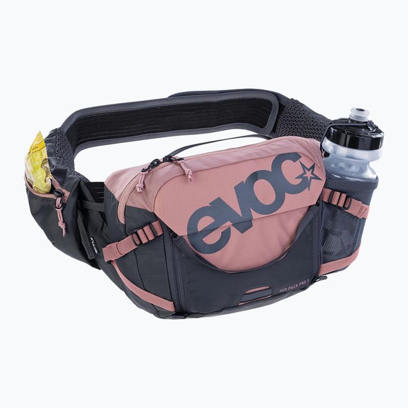 EVOC Hip Pack Pro 3 l πορτοφόλι ποδηλάτου σε ροζ/καρμπονέζικο γκρι χρώμα 7