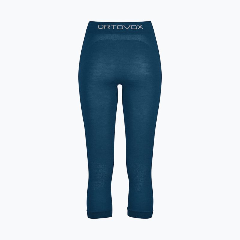 Γυναικείο θερμοενεργό παντελόνι ORTOVOX 120 Comp Light Short petrol blue 4