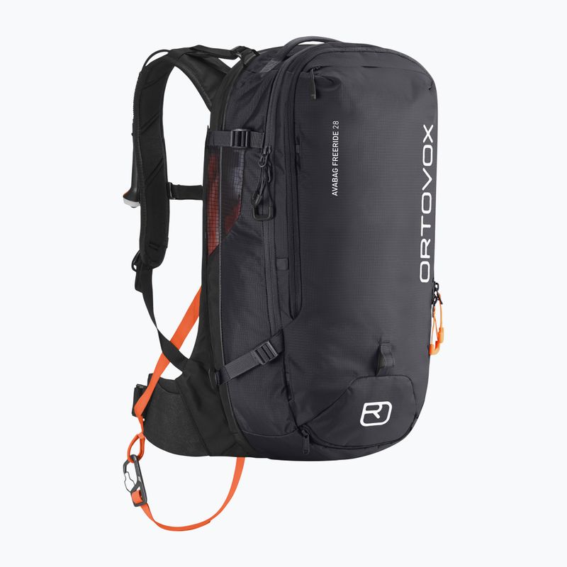 ORTOVOX Avabag Litric Freeride 28 μαύρο raven σακίδιο χιονοστιβάδας