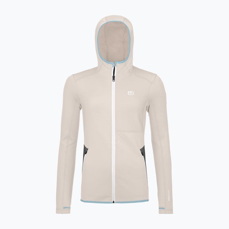 Γυναικείο φούτερ ORTOVOX Fleece Hoody white chalk